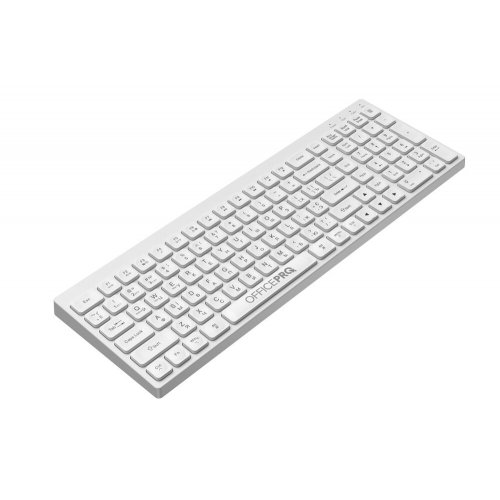 Фото Клавіатура OfficePro SK985 Wireless White