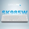 Фото Клавіатура OfficePro SK985 Wireless White