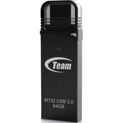 Накопичувач Team M132 OTG 64GB USB 3.0 Black (TM13264GB01)