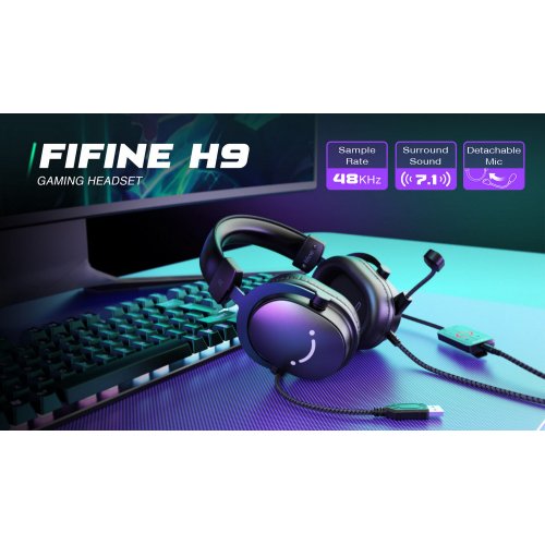 Photo Headset Fifine H9P Pink