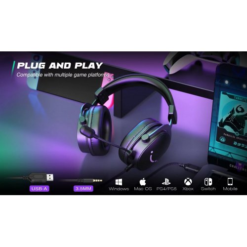 Photo Headset Fifine H9P Pink
