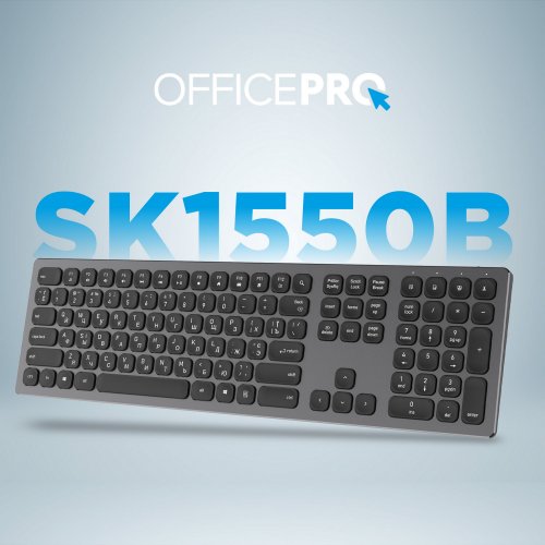 Фото Клавиатура OfficePro SK1550 Wireless Black