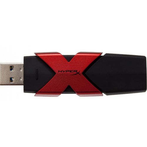 Купити Накопичувач HyperX Savage 64GB USB 3.1 Black Red (HXS3/64GB) - ціна в Києві, Львові, Вінниці, Хмельницькому, Франківську, Україні | інтернет-магазин TELEMART.UA фото