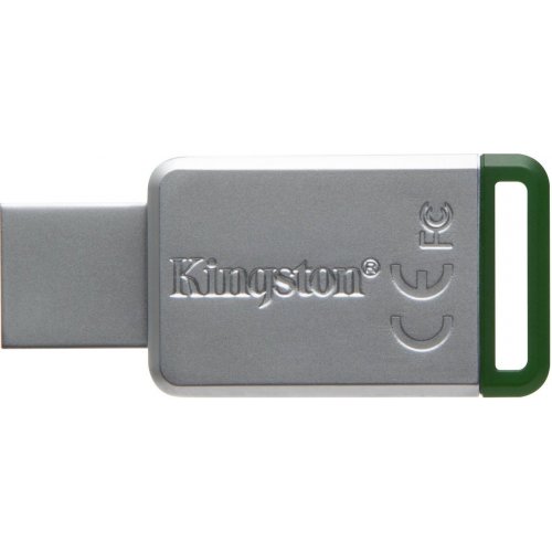 Купить Накопитель Kingston DataTraveler 50 16GB USB 3.1 Green (DT50/16GB) - цена в Харькове, Киеве, Днепре, Одессе
в интернет-магазине Telemart фото