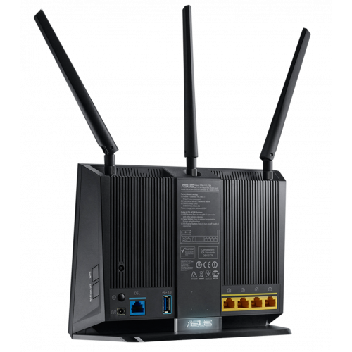 Купить Wi-Fi роутер Asus DSL-AC68U Ai Mesh Router - цена в Харькове, Киеве, Днепре, Одессе
в интернет-магазине Telemart фото