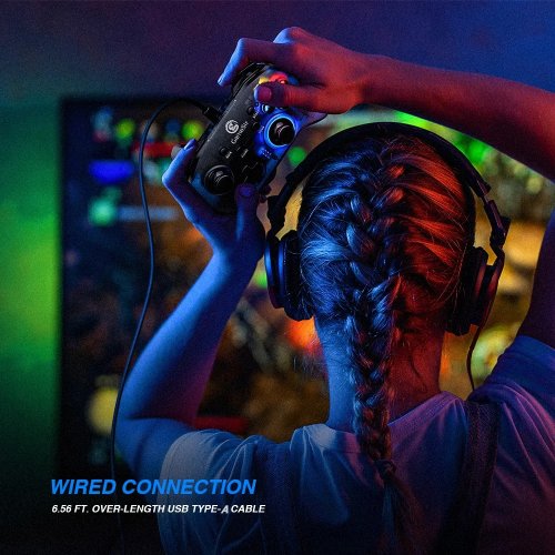 Купить Игровой манипулятор Gamesir T4w Wired Black - цена в Харькове, Киеве, Днепре, Одессе
в интернет-магазине Telemart фото