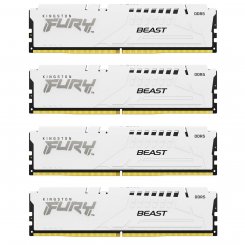 ОЗП Kingston DDR5 64GB (4x16GB) 5600Mhz FURY Beast White (KF556C40BWK4-64)