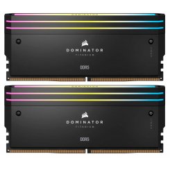 ОЗП Corsair DDR5 32GB (2x16GB) 6000Mhz Dominator Titanium RGB Black (CMP32GX5M2B6000C30)