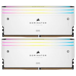 ОЗУ Corsair DDR5 32GB (2x16GB) 6000Mhz Dominator Titanium RGB White (CMP32GX5M2B6000C30W)