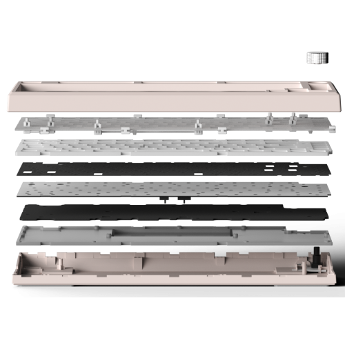 Купить Основание для клавиатуры FL ESPORTS DIY-barebone MK750 Wireless (MK750-4247) White - цена в Харькове, Киеве, Днепре, Одессе
в интернет-магазине Telemart фото