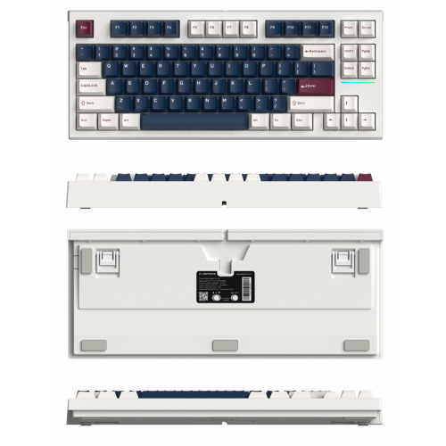Купить Клавиатура FL ESPORTS FL750 CPM Wireless Gateron PRO Yellow (FL750CPM-7867) White/Blue - цена в Харькове, Киеве, Днепре, Одессе
в интернет-магазине Telemart фото