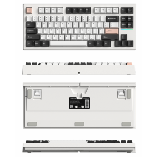 Купить Клавиатура FL ESPORTS FL750 CPM Wireless Gateron PRO Yellow (FL750CPM-1503) White/Black - цена в Харькове, Киеве, Днепре, Одессе
в интернет-магазине Telemart фото