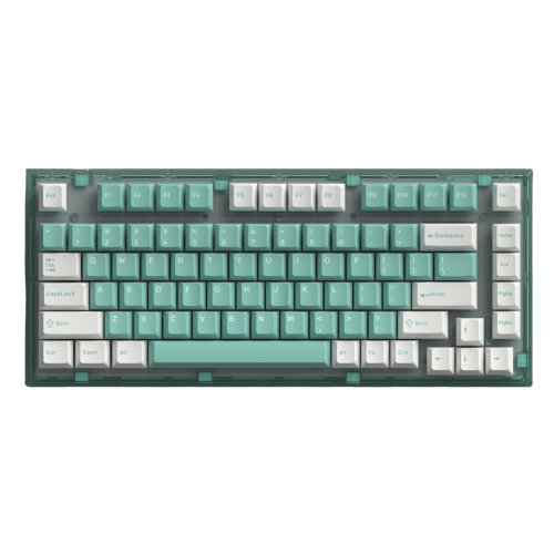 Купить Клавиатура FL ESPORTS Q75 CPM Wireless Kailh MX Cool Mint (Q75CPM-1424) Azure Green - цена в Харькове, Киеве, Днепре, Одессе
в интернет-магазине Telemart фото