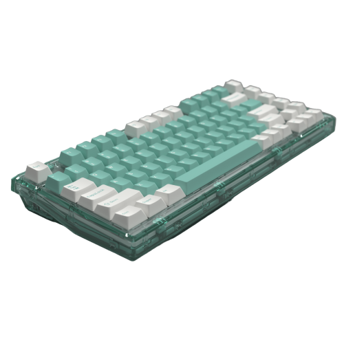 Купить Клавиатура FL ESPORTS Q75 CPM Wireless Kailh MX Cool Mint (Q75CPM-1424) Azure Green - цена в Харькове, Киеве, Днепре, Одессе
в интернет-магазине Telemart фото