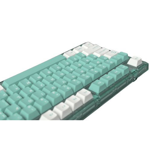 Купить Клавиатура FL ESPORTS Q75 CPM Wireless Kailh MX Cool Mint (Q75CPM-1424) Azure Green - цена в Харькове, Киеве, Днепре, Одессе
в интернет-магазине Telemart фото