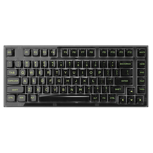 Купить Клавиатура FL ESPORTS Q75 SAM Wireless Kailh MX Cool Mint (Q75SAM-5774) Black - цена в Харькове, Киеве, Днепре, Одессе
в интернет-магазине Telemart фото