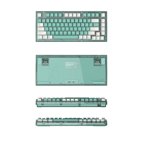 Купить Клавиатура FL ESPORTS Q75 SAM Wireless Kailh clione Limacina (Q75SAM-4679) Green - цена в Харькове, Киеве, Днепре, Одессе
в интернет-магазине Telemart фото