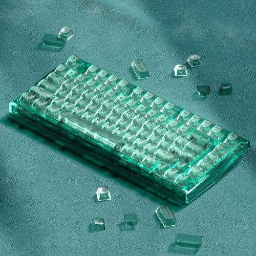 Купить Клавиатура FL ESPORTS Q75 SAM Wireless Kailh clione Limacina (Q75SAM-4679) Green - цена в Харькове, Киеве, Днепре, Одессе
в интернет-магазине Telemart фото