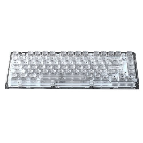 Купити Клавіатура FL ESPORTS Q75 SAM Wireless Kailh MX Cool Mint (Q75SAM-2170) White - ціна в Києві, Львові, Вінниці, Хмельницькому, Франківську, Україні | інтернет-магазин TELEMART.UA фото