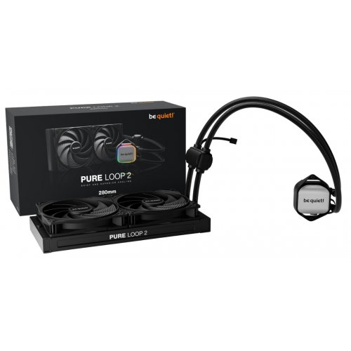 Готовая СВО Be Quiet! Pure Loop 2 280mm (BW018) купить в Украине: Киев, Днепр, Харьков, Одесса  | Проверка совместимости, низкая цена, отзывы, характеристики от TELEMART фото