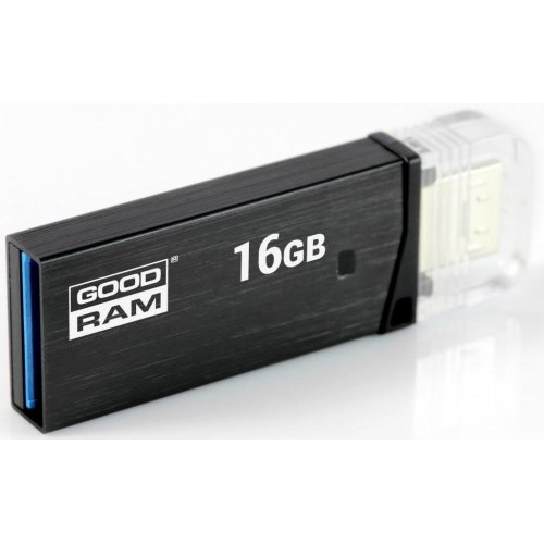 Купить Накопитель GoodRAM Twin 16GB USB 3.0 Black (OTN3-0160K0R11) - цена в Харькове, Киеве, Днепре, Одессе
в интернет-магазине Telemart фото