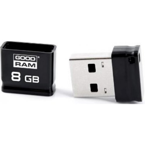 Купить Накопитель GoodRAM Piccolo 8GB USB 2.0 Black (UPI2-0080K0R11) - цена в Харькове, Киеве, Днепре, Одессе
в интернет-магазине Telemart фото