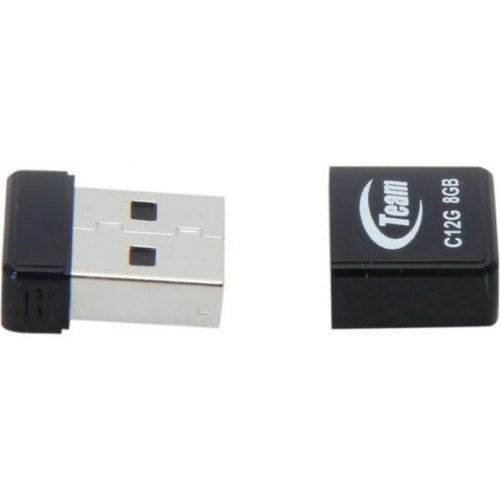 Купить Накопитель Team C12G 8GB USB 2.0 Black (TC12G8GB01) - цена в Харькове, Киеве, Днепре, Одессе
в интернет-магазине Telemart фото