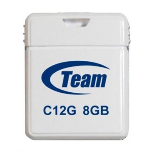 Купить Накопитель Team C12G 8GB USB 2.0 White (TC12G8GW01) - цена в Харькове, Киеве, Днепре, Одессе
в интернет-магазине Telemart фото