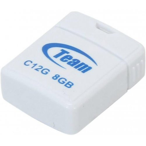 Купить Накопитель Team C12G 8GB USB 2.0 White (TC12G8GW01) - цена в Харькове, Киеве, Днепре, Одессе
в интернет-магазине Telemart фото