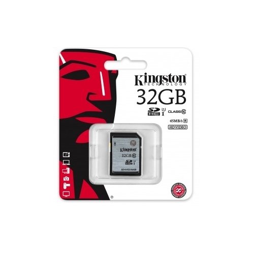 Купити Карта пам'яті Kingston SDHC 32GB Class 10 UHS-I G2 (SD10VG2/32GB) - ціна в Києві, Львові, Вінниці, Хмельницькому, Франківську, Україні | інтернет-магазин TELEMART.UA фото