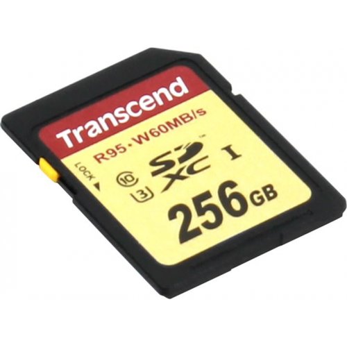 Карта памяти Transcend SDXC 256GB UHS-I Ultimate U3 R95/W60MB/s (TS256GSDU3) купить в Украине | Telemart фото