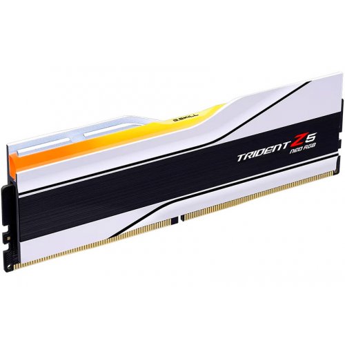 Photo RAM G.Skill DDR5 32GB (2x16GB) 6000Mhz Trident Z5 Neo RGB White (F5-6000J3036F16GX2-TZ5NRW)