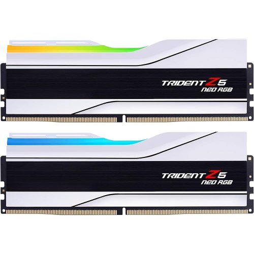 Фото ОЗП G.Skill DDR5 64GB (2x32GB) 6000Mhz Trident Z5 Neo RGB White (F5-6000J3036G32GX2-TZ5NRW)