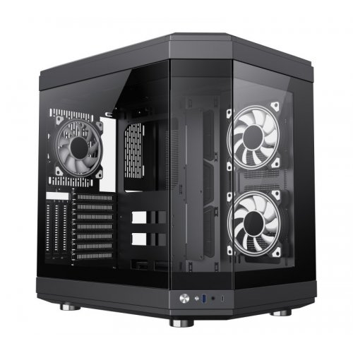Photo GAMEMAX Hype Tempered Glass without PSU Black