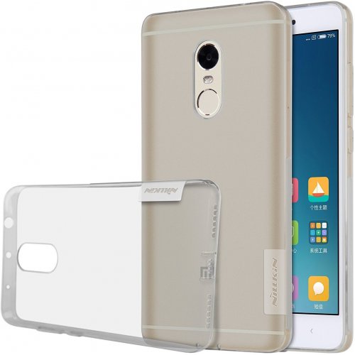 Чохол Чехол Nillkin Nature TPU для Xiaomi Redmi Note 4 Gray купити в Україні: Київ, Львів, Хмельницький, Тернопіль, Івано-Франківськ | Низька ціна, відгуки, характеристики від TELEMART фото
