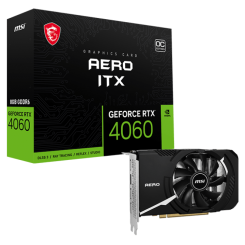 Видеокарта MSI GeForce RTX 4060 AERO ITX OC 8192MB (RTX 4060 AERO ITX 8G OC)