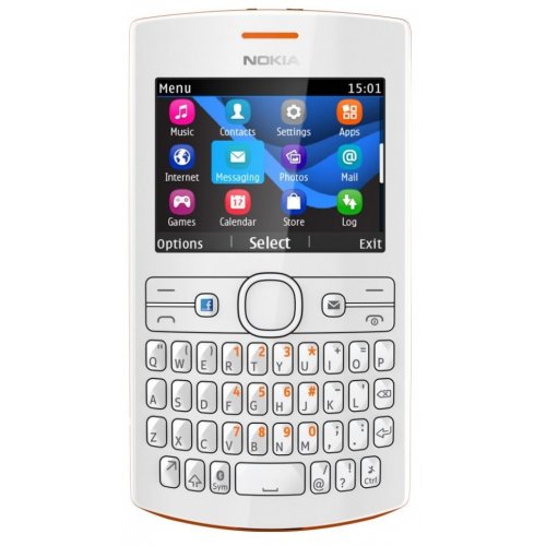 Купить Мобильный телефон Nokia Asha 205 Orange White - цена в Харькове, Киеве, Днепре, Одессе
в интернет-магазине Telemart фото