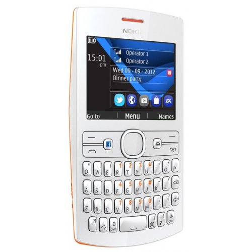 Купить Мобильный телефон Nokia Asha 205 Orange White - цена в Харькове, Киеве, Днепре, Одессе
в интернет-магазине Telemart фото