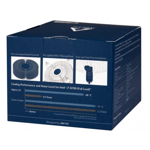 Продати Кулер Arctic Alpine 12 (AOCPU00008A) OEM за Trade-In у інтернет-магазині Телемарт - Київ, Дніпро, Україна фото
