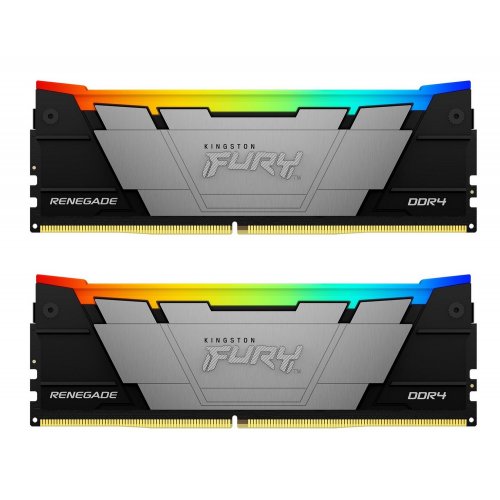 Фото ОЗУ Kingston DDR4 32GB (2x16GB) 3600Mhz FURY Renegade RGB Black (KF436C16RB12AK2/32)