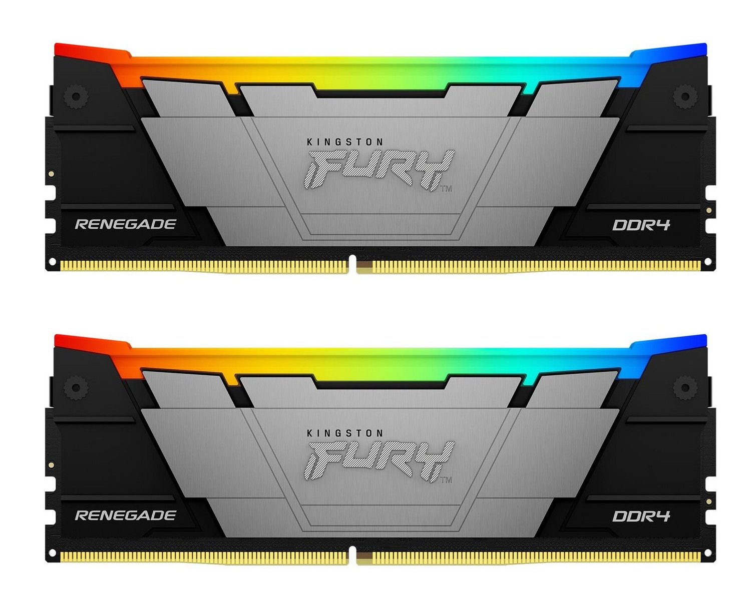 Купить ОЗУ Kingston DDR4 16GB (2x8GB) 3600Mhz FURY Renegade RGB Black ...