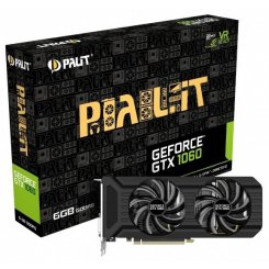 Видеокарта Palit GeForce GTX 1060 Dual 6144MB (NE51060015J9-1061D)