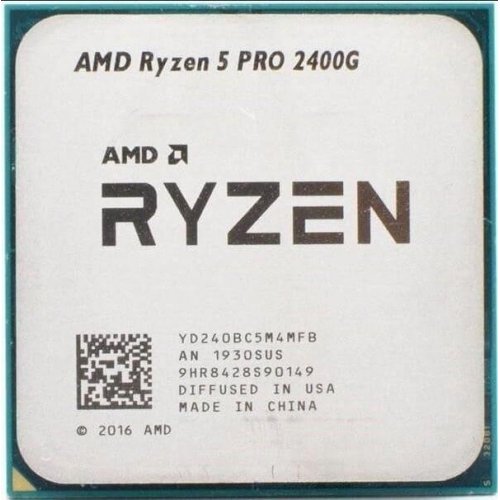 Фото Процесор AMD Ryzen 5 PRO 2400G 3.6(3.9)GHz 4MB sAM4 Tray (YD240BC5M4MFB) (Відновлено продавцем, 567009)