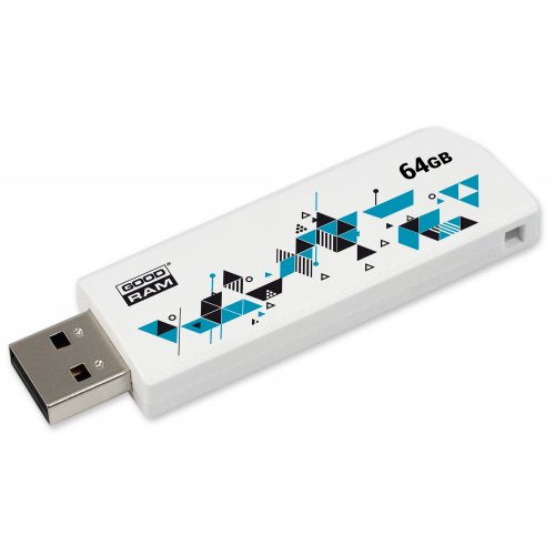 Купить Накопитель GoodRAM Click 64GB USB 2.0 White (UCL2-0640W0R11) - цена в Харькове, Киеве, Днепре, Одессе
в интернет-магазине Telemart фото