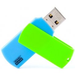 Накопитель GoodRAM Colour Mix 64GB USB 2.0 Blue/Green (PD64GH2GRCOMXR9)