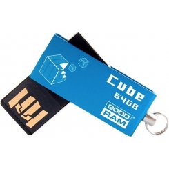 Накопитель GoodRAM Cube 64GB USB 2.0 Blue (PD64GH2GRCUBR9)