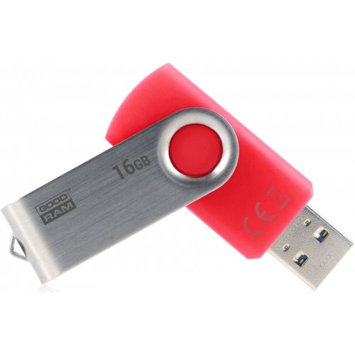 Купить Накопитель GoodRAM Twister 16GB USB 3.0 Red (UTS3-0160R0R11) - цена в Харькове, Киеве, Днепре, Одессе
в интернет-магазине Telemart фото