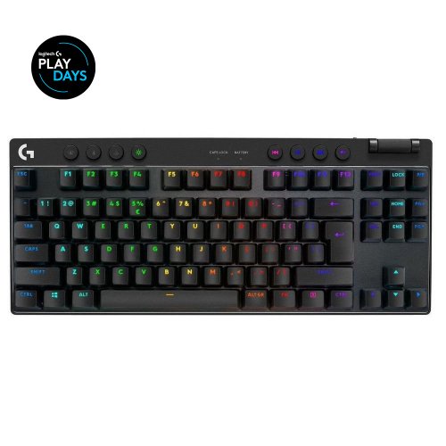 Фото Клавіатура Logitech G Pro X TKL LightSpeed Mechanical Tactile Wireless (920-012136) Black