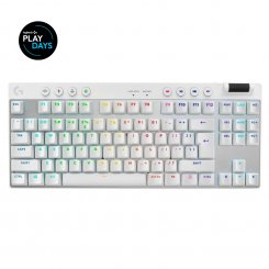 Клавіатура Logitech G Pro X TKL LightSpeed Mechanical Tactile Wireless (920-012148) White