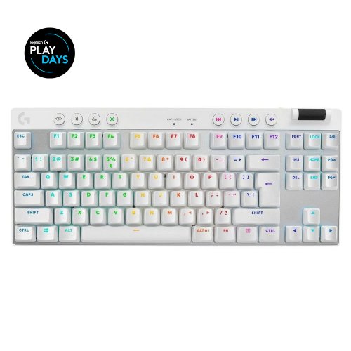 Фото Клавіатура Logitech G Pro X TKL LightSpeed Mechanical Tactile Wireless (920-012148) White